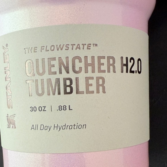 STANLEY NEW FREQUENCY QUENCHER H2.O FLOWSTATE TUMBLER | 30 OZ Rose Petal Shimmer - Picture 11 of 13